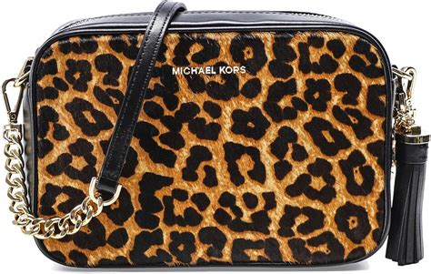 black leopard michael kors backpack|Michael Kors leopard crossbody purse.